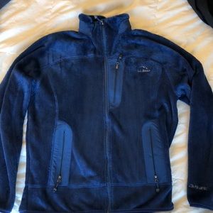LLBean Men’s Polartec Royal Blue Fleece